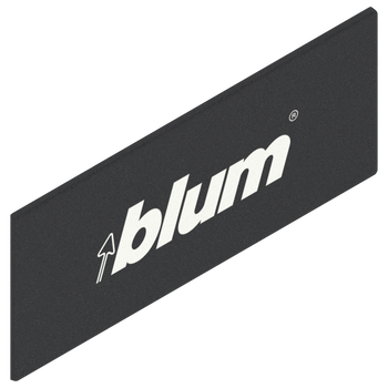 BLUM ZAA.532C TANDEMBOX Zaślepka symetryczna, prostokątna, CZARNA