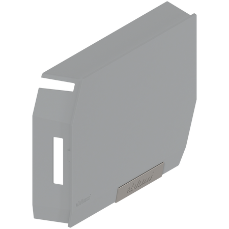 BLUM 20K8A21.21ABD AVENTOS HK-S do małych frontów uchylnych, zaślepka, z zamontowaną małą zaślepką, prawa JASNOSZARA