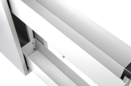 SMARTT KOSZ CARGO DO SZAFKI 15 CICHY DOMYK PEŁNE DNO WYSUW 2 POZIOMY PROWADNICE BLUM LEWY BIAŁY