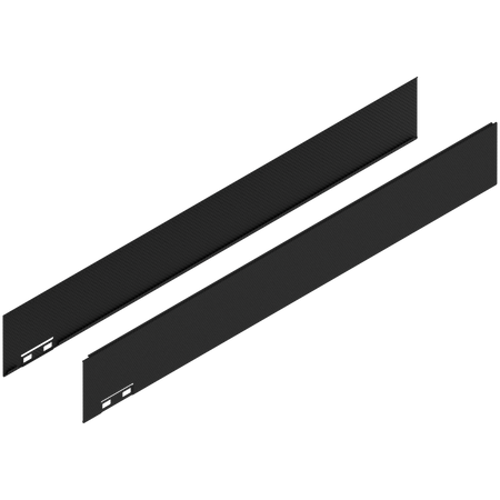 BLUM 770M650ASGCZ LEGRABOX element dekoracyjny, wysokość M (90.5 mm), dł.=650 mm, prawy+lewy CZARNY CARBON/CARBON LOOK
