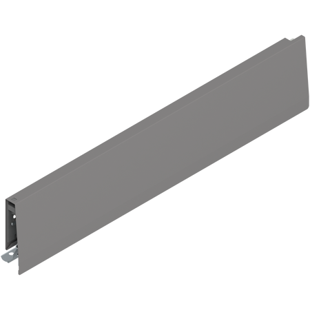 BLUM 470M4502S Bok MERIVOBOX, wysokość M (91 mm), dł.=450 mm, prawy, SZARY INDIUM MAT