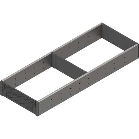 BLUM ZSI.550FI2N ORGA-LINE wkład z przegródkami (częściowe wypełnienie), do szuflady standardowej TANDEMBOX, dł. NL=550 mm, szer. korpusu KB=1000 mm, szer.=194 mm INOX