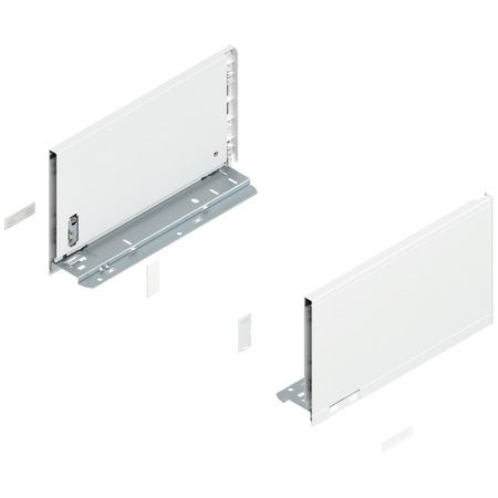 BLUM 770C3002S Bok szuflady LEGRABOX, wysokość C (177 mm), dł.=300 mm, lewy+prawy, do LEGRABOX pure BIAŁY MAT