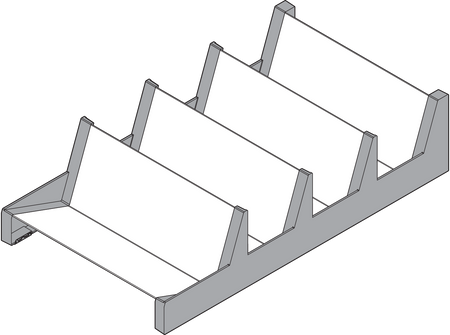 BLUM ZC7G0P0I uchwyt na przyprawy do LEGRABOX/MERIVOBOX ANTRACYT MAT