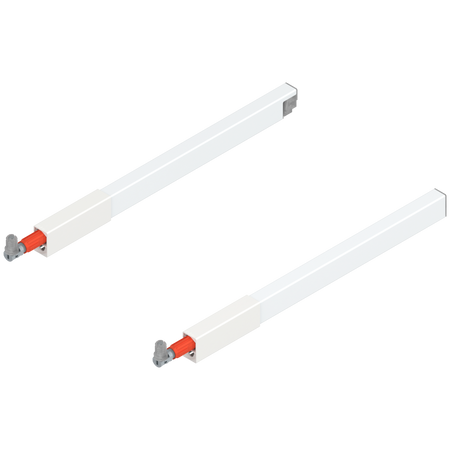 BLUM ZRG.287RSIReling podłużny TANDEMBOX (górny), do szuflady z wysokim frontem, dł.=350 mm, lewy+prawy, do TANDEMBOX antaro BIAŁY