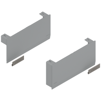 BLUM 22K8000 Front uchylny AVENTOS HK top, zestaw zaślepek, lewa/prawa JASNOSZARY