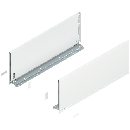 BLUM 770F6002S Bok szuflady LEGRABOX, wysokość F (241 mm), dł.=600 mm, lewy+prawy, do LEGRABOX pure BIAŁY MAT