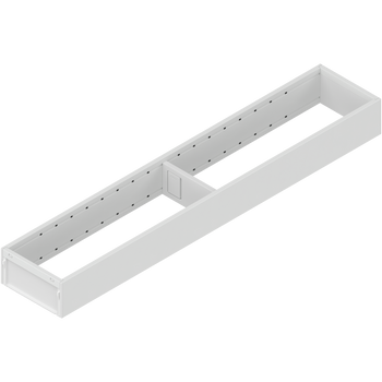 BLUM ZC7S550RS1 AMBIA-LINE  ramki do szuflady standardowej, do LEGRABOX/MERIVOBOX, stal, dł.=550 mm, szerokość=100 mm JEDWABIŚCIE BIAŁY MAT