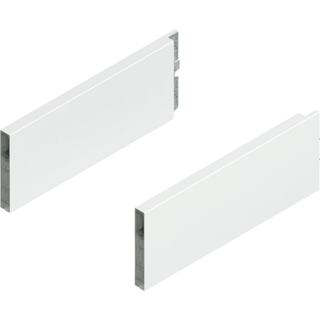 BLUM ZL4.270S.E MERIVOBOX BOXCAP, dł.=270 mm, wysokość E, lewy+prawy, JEDWABIŚCIE BIAŁY MAT