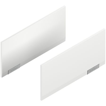 BLUM 24K8000 AVENTOS HKi zintegrowany, zestaw zaślepek, gładki, lewa/prawa BIAŁY