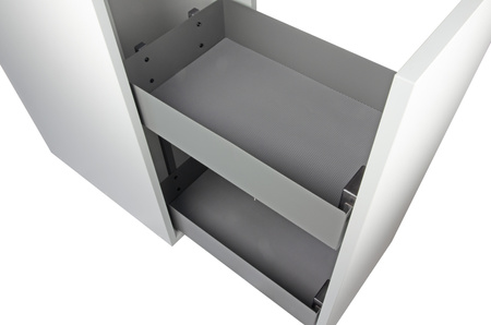 SMARTT KOSZ CARGO DO SZAFKI 50 CICHY DOMYK PEŁNE DNO WYSUW 2 POZIOMY ANTRACYT