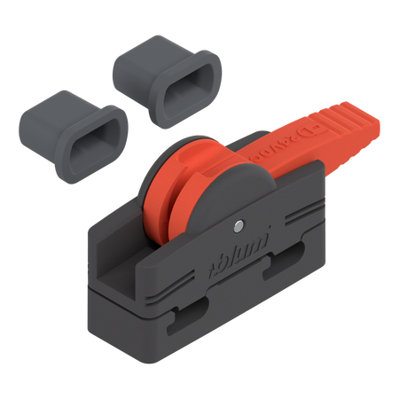 BLUM Z10V100E złącza pinowe SERVO-DRIVE (Zestaw), montaż bez użycia narzędzi