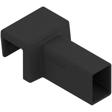 BLUM ZC7U10E0 AMBIA-LINE uchwyt relingu poprzecznego, do LEGRABOX pure CZARNY MAT