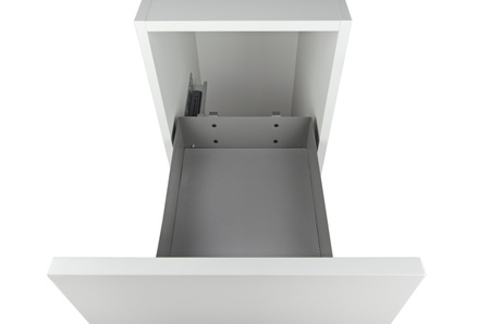 SMARTT KOSZ CARGO DO SZAFKI 45 CICHY DOMYK PEŁNE DNO WYSUW 2 POZIOMY PROWADNICE BLUM ANTRACYT