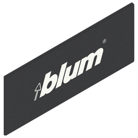 BLUM ZAA.532C TANDEMBOX Zaślepka symetryczna, prostokątna, CZARNA