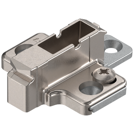 BLUM 175H7190 CLIP prowadnik, krzyżakowy, 9 mm, Cynk, Wkręty, RW: 2-częściowy