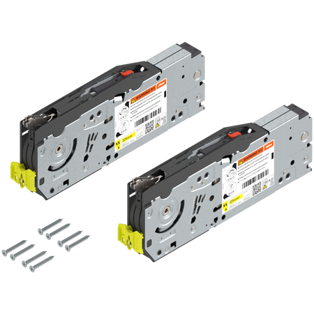 BLUM 22F2800 AVENTOS HF top do frontów uchylno - składanych, siłownik (zestaw), współczynnik mocy=10000-19300 przy 2 szt, na wkręty, odpowiedni do SERVO-DRIVE