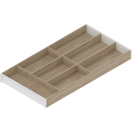 BLUM ZC7S600BH3 AMBIA-LINE wkład na sztućce do szuflady standardowej, do LEGRABOX/MERIVOBOX, w opcji drewnopodobnej, 7 przegródka na sztućce, dł.=600 mm, szerokość=300 mm DĄB BARDOLINO