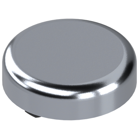 BLUM 84.4140 Zawias do drzwi szklanych - zaślepka puszki, okrągła, CHROM