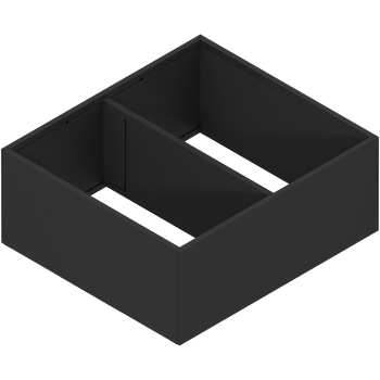 BLUM ZC7F300RSU AMBIA-LINE rama, do LEGRABOX/MERIVOBOX szuflady z wysokim frontem, stal, od dł.=270 mm, szerokość=242 mm CZARNY MAT