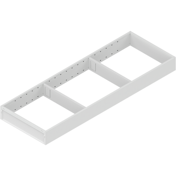 BLUM ZC7S600RS2 AMBIA-LINE ramki do szuflady standardowej, do LEGRABOX/MERIVOBOX, stal, dł.=600 mm, szerokość=200 mm BIAŁY MAT