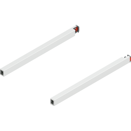 BLUM ZR4.300RS Reling podłużny MERIVOBOX, dł.=300 mm, lewy+prawy, JEDWABIŚCIE BIAŁY MAT