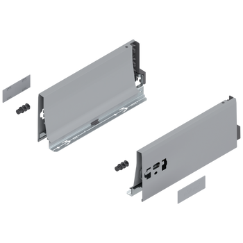BLUM 378K2702SA Bok szuflady TANDEMBOX, wys. K (115 mm), dł.=270 mm, lewy+prawy, do TANDEMBOX antaro SZARY