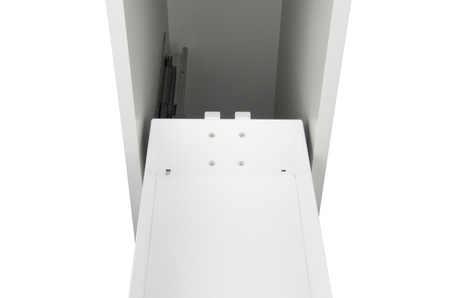 SMARTT KOSZ CARGO DO SZAFKI 25 CICHY DOMYK PEŁNE DNO WYSUW 2 POZIOMY PROWADNICE BIAŁY