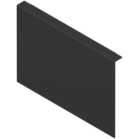 BLUM ZC7A0P0C AMBIA-LINE adapter do montażu ramy do drewnianej ścianki tylnej do szuflady z wysokim frontem, do LEGRABOX/MERIVOBOX wysokość C, stal CZARNY MAT