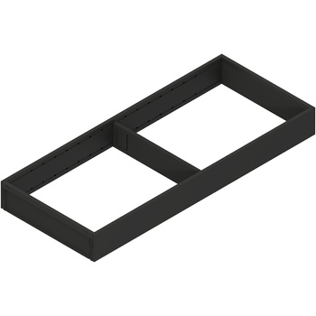 BLUM ZC7S500RS2 AMBIA-LINE  ramki do szuflady standardowej LEGRABOX, stal, dł.=500 mm, szerokość=200 mm+ CZARNY MAT