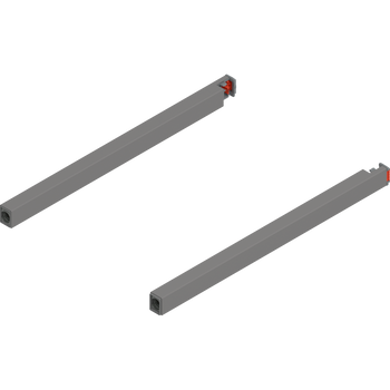 BLUM ZR4.300RS Reling podłużny MERIVOBOX, dł.=300 mm, lewy+prawy, SZARY INDIUM MAT