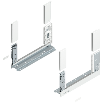BLUM 780C5002S Bok szuflady LEGRABOX FREE, wysokość C (177 mm), dł.=500 mm, lewy+prawy, do LEGRABOX free BIAŁY MAT