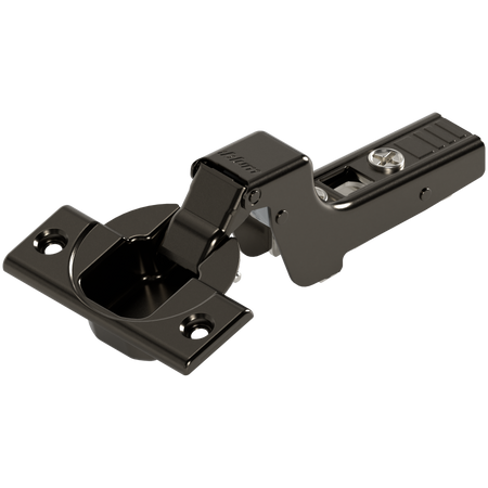 BLUM 70T3750 CLIP top zawias standard. 110°, Drzwi wpuszczane, bez sprężyny, puszka: na wkręty, CZARNY ONYKS