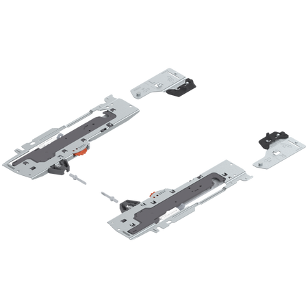 BLUM T60B3330 Zestaw (Jednostka TIP-ON BLUMOTION + Zabierak + Adapter), do TANDEMBOX, Typ L1, dł. NL=350-600 mm, Całkowita waga szuflady=0-20 kg, prawy+lewy