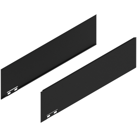 BLUM 770K550ASGCZ LEGRABOX Element dekoracyjny, wysokość K (128.5 mm), dł.=550 mm, prawy+lewy CZARNY CARBON/CARBON LOOK