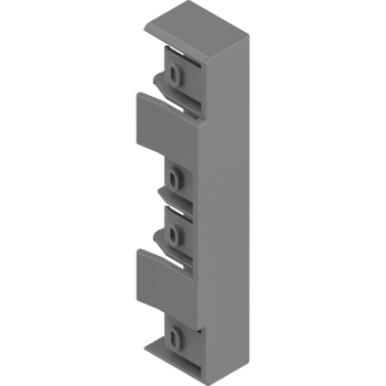 BLUM ZB4M00AK Zaślepka do MERIVOBOX, wysokość M, symetryczna, SZARY INDIUM MAT