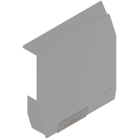 BLUM 20K8A21.21ABD AVENTOS HK-S do małych frontów uchylnych, zaślepka, z zamontowaną małą zaślepką, lewa JASNOSZARY