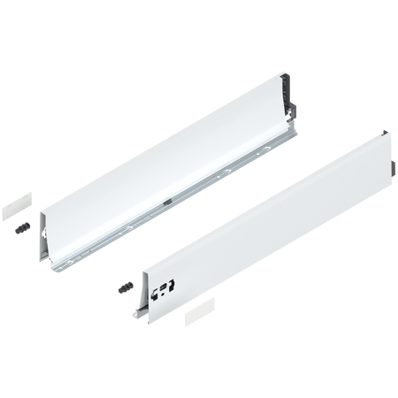 BLUM 378K6502S Bok szuflady TANDEMBOX, wys. K (115 mm), dł.=650 mm, lewy+prawy, do TANDEMBOX antaro BIAŁY