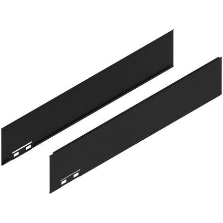 BLUM 770M500ASGCZ LEGRABOX Element dekoracyjny, wysokość M (90.5 mm), dł.=500 mm, prawy+lewy CZARNY CARBON/CARBON LOOK