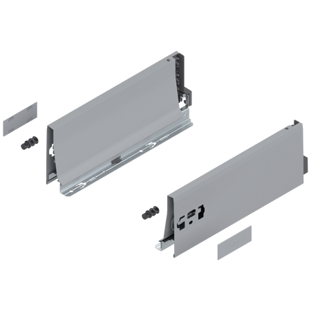 BLUM 378K3002SA Bok szuflady TANDEMBOX, wys. K (115 mm), dł.=300 mm, lewy+prawy, do TANDEMBOX antaro SZARY