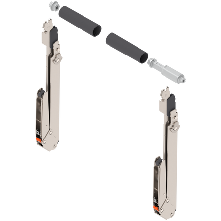 BLUM 22L3800 AVENTOS HL top do frontów nad korpusem, podnośnik (zestaw), wys. korpusu=390-540 mm, symetryczny