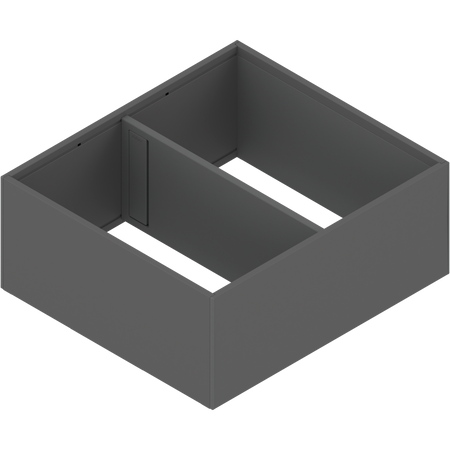 BLUM ZC7F300RSU AMBIA-LINE rama, do LEGRABOX/MERIVOBOX szuflady z wysokim frontem, stal, od dł.=270 mm, szerokość=242 mm ANTRACYT MAT