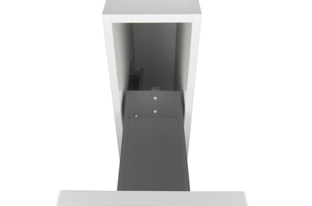 SMARTT KOSZ CARGO DO SZAFKI 20 CICHY DOMYK PEŁNE DNO WYSUW 2 POZIOMY PROWADNICE BLUM LEWY ANTRACYT