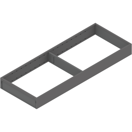 BLUM ZC7S550 RS2 AMBIA-LINE ramki do szuflady standardowej, do LEGRABOX/MERIVOBOX, stal, dł.=550 mm, szerokość=200 mm ANTRACYT MAT