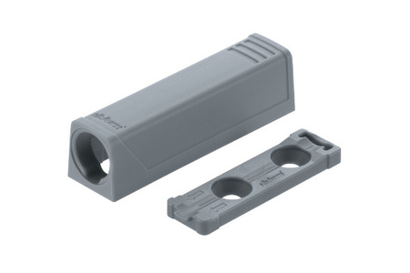 BLUM 956.1201 adapter prosty do TIP-ON, wersja krótka, SZARY