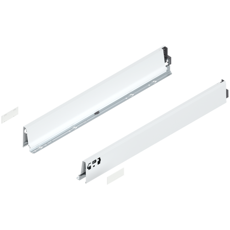 BLUM 378M6502SA Bok szuflady TANDEMBOX, wysokość M (83 mm), dł.=650 mm, lewy+prawy, do TANDEMBOX intivo/antaro, BIAŁY