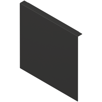 BLUM ZC7A0P0F AMBIA-LINE adapter do montażu ramy do drewnianej ścianki tylnej do szuflady z wysokim frontem, do LEGRABOX/MERIVOBOX wysokość F, stal CZARNY MAT