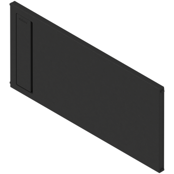 BLUM ZC7Q0P0FS AMBIA-LINE listwa poprzeczna, do LEGRABOX/MERIVOBOX do szuflady z wysokim frontem (ZC7F400RSP), tworzywo CZARNY MAT