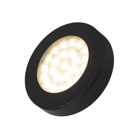 Design Light OVAL dystans 2W oprawa podszafkowa LED, barwa: biały ciepły, kolor oprawy: czarny