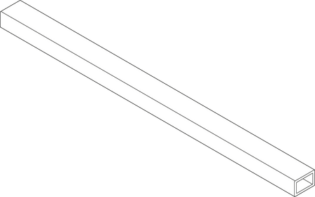 BLUM Z95Q1040A SPACE STEP Profil poprzeczny, aluminium, L=1040 mm  CIEMNOSZARY MAT